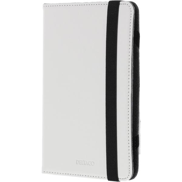 Deltaco 7" Universal Tablet Stand Case, White